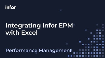 Financial Planning & Analysis with Infor EPM Excel Integration