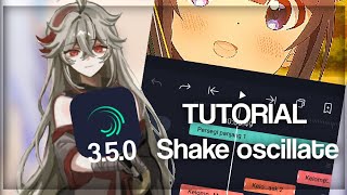 tutorial smooth shake oscillate - alight motion