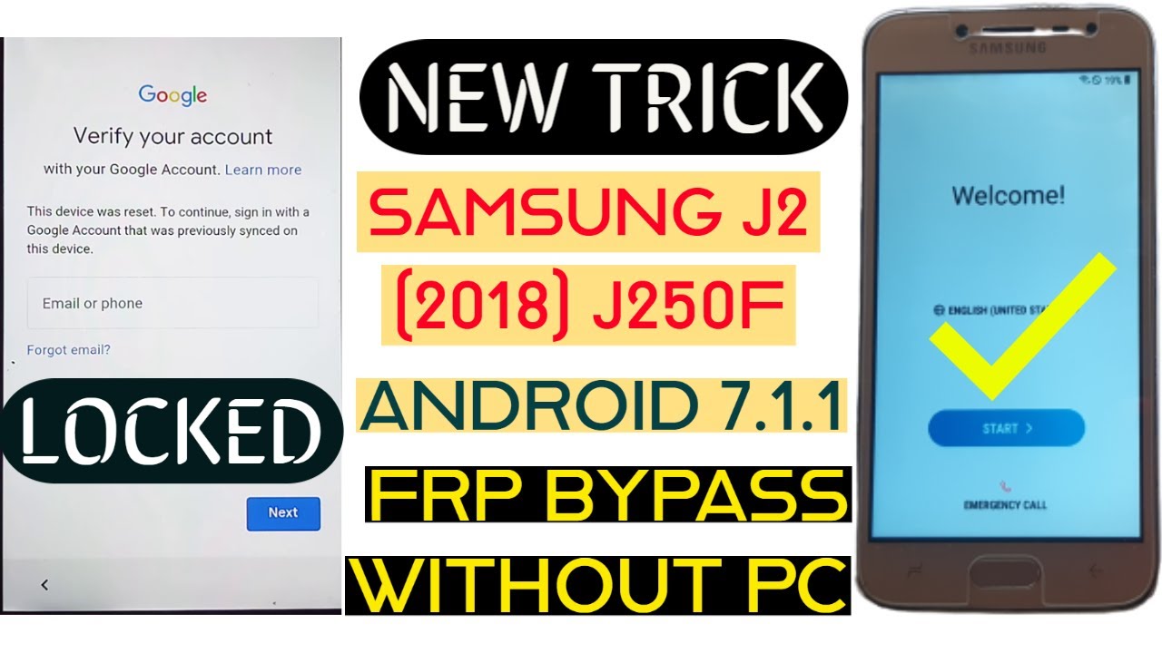 Samsung J250F FRP Bypass 2022 - youtube
