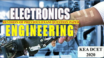 #DCET #ECE KEA DIPLOMA CET-2020 | REVISION OF PREVIOUS QUESTION PAPER | 2017 | SESSION-2 | ECE