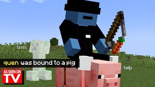 minecraft but if my pig dies the video ends