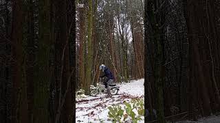 First snow with my Tomos A3 #tomos #moped #mopedarmy #snow #december #tomosa3