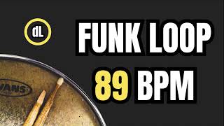 Funk Drum Groove Loop 89 BPM