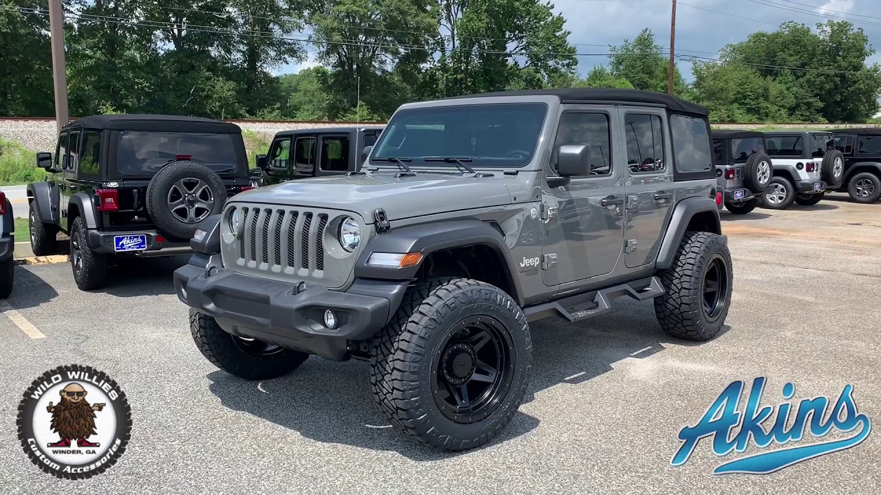 Jeep Wrangler Apex Edition Wild Willies Akins Sting Gray Lifted - YouTube