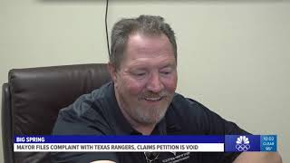 Big Spring mayor files complaint with Texas Rangers on petition to recall his seat