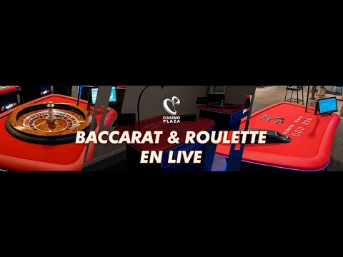 Baccarat et roulette en live casino plaza dakar