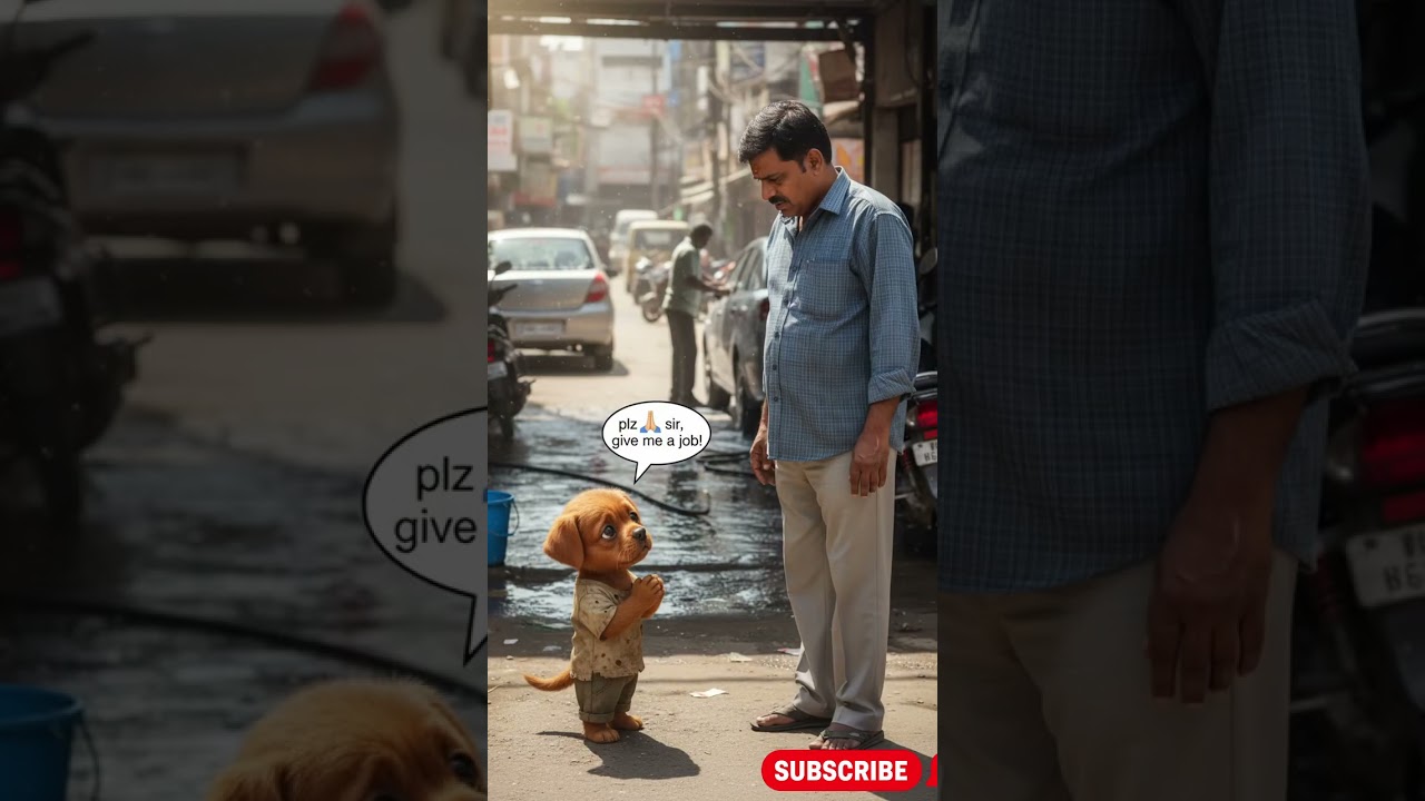 Poor puppy and his sister wants to go in play area,,but they don’t have money,💔🥺