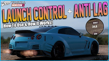 Forza Horizon 5 - Launch Control + Anti-Lag TUTORIAL! - How To Use & How It Works!