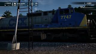 CSX dash 8 duo (part 1).