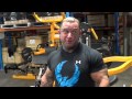 Lee Priest Demonstrates Bent Over Rows