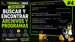 Terminal Linux Desde Cero #4 - Aprende which, whereis, find y locate