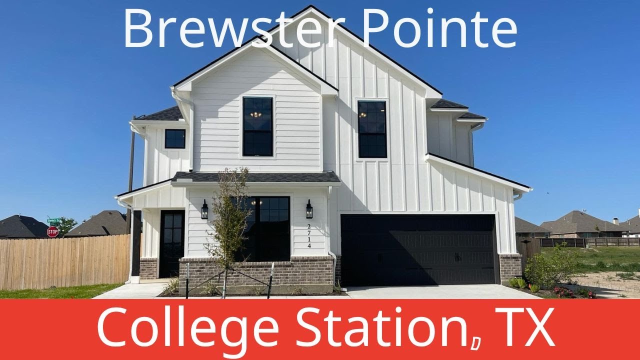 Luxury Living in Brewster Pointe The Blackstone Home Experience newhome collegestation YouTube