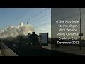 61306 Mayflower Storms Wigan With Pennine Moors Christmas Cracker - 21st December 2022
