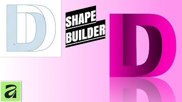 Create a Letter D Logo Design using Affinity Shape Builder Tool