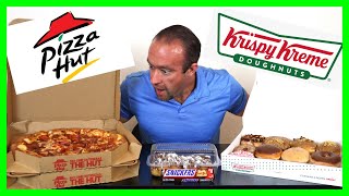 CHEAT MEAL - PIZZA HUT | KRISPY KREME DONUTS