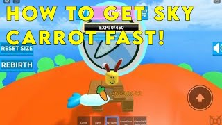 The easiest way to get 'SKY CARROT' in Rabbit Simulator 2 (Roblox!)