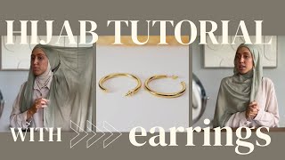 Most Requested Hijab Tutorial Everyday Full Coverage Style With Earrings