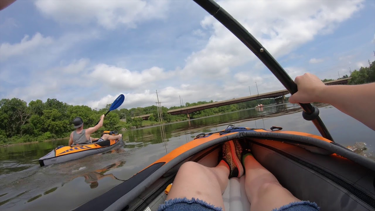 Kayaking in the Fox River June 2020 - YouTube