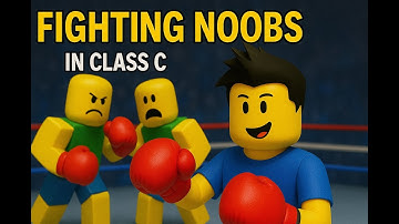 Fighting Noobs in Class C | Boxing League Roblox
