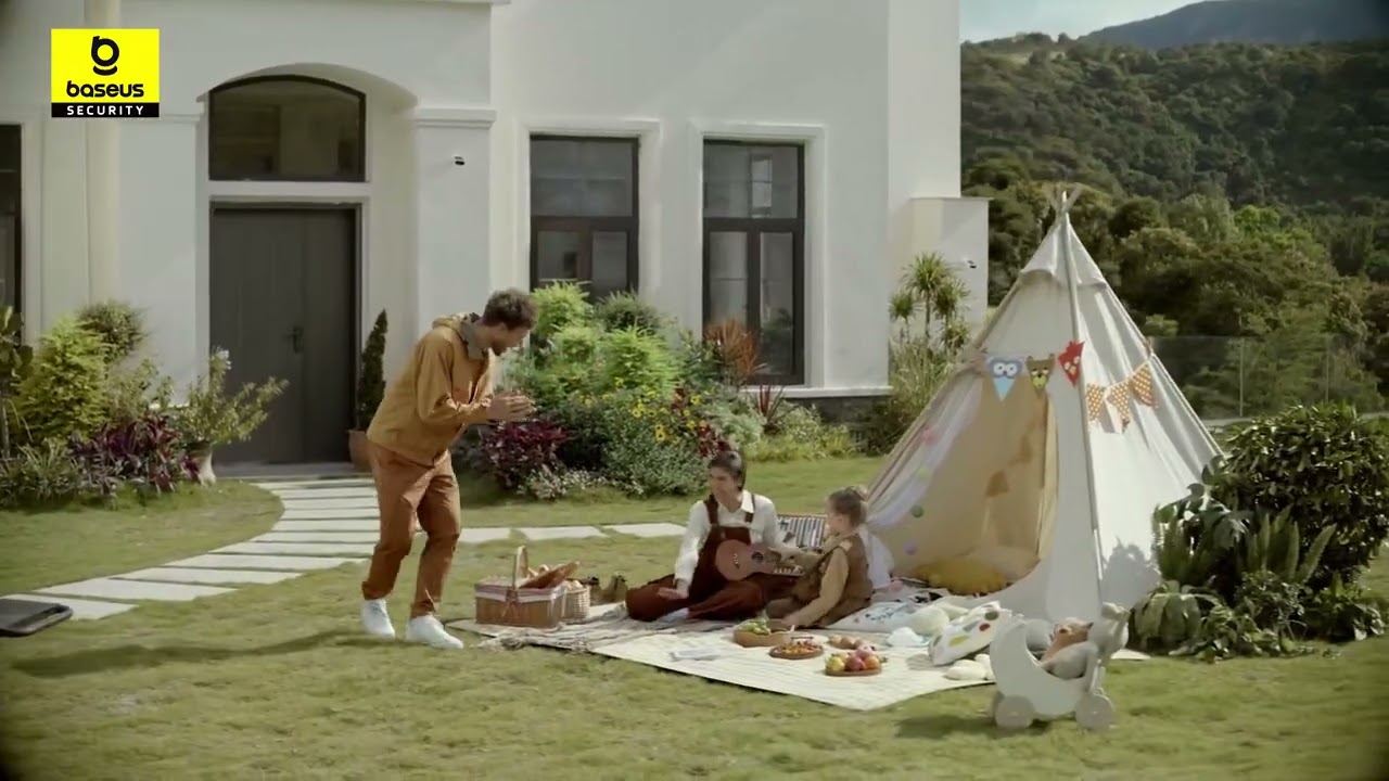 ☀️ No Wires  No Charging! Baseus Solar Security Camera 🔐 2K Ultra Clear Outdoor Protection