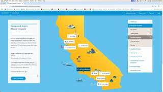 UC Application - Campuses & Majors