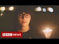 Hong Kong protesters light candles to mourn China's Tiananmen victims - BBC News