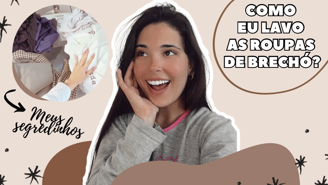 CHEGUEI DO BRECHÓ: como eu lavo as roupas? | muitas dicas de curadoria & remoção de manchas