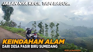 Jalannya Kecil Tapi Bagus Desa Pasir Biru Rancakalong Sumedang