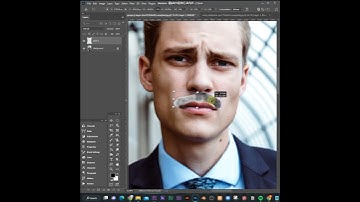 Create facial hair in photoshop 2022 #photoshoptutorial #youtubeshorts