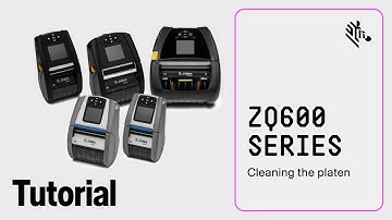 Zebra ZQ600 Series How To: Clean the Platen