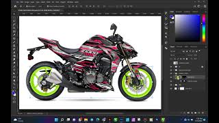 KAWASAKI Z1000 MOCKUP RENDER AUTOMATICALY screenshot 2