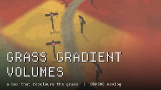 Colour gradient volumes for grass in Unity