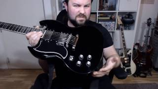 A GOOD Chinese guitar Epiphone Tony Iommi SG Review and sound demo