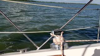 Catalina 30 Sunday sail day Cheney lake ks