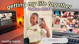 2024 NEW YEAR RESET 🎀 | vision board, deep cleaning, healthy habits etc! *motivating*