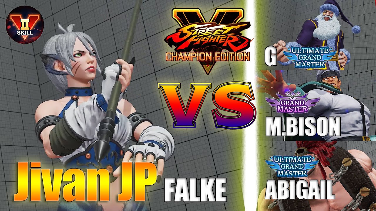 SFV CE 👊🏻 Jivan JP (Falke) vs Torihat (G) & M.Bison & PoongKo (Abigail) [season 5] VS2