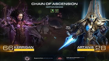 StarCraft 2 Co-op Weekly Mutation - Certain Demise (Chain of Ascension) with Kerrigan