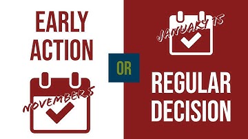 Should you apply early action or regular decision?