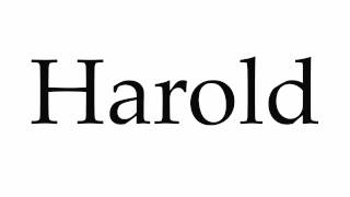 How to Pronounce Harold