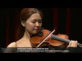 Jinyoung Yoon peforms Bach&#39;s Solo Sonata No. 2 in A Minor, BWV 1003