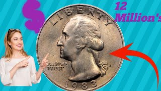 "1983-P Quarter Worth THOUSANDS? 💰 Rare Error Coins to Look For in Your Change!"