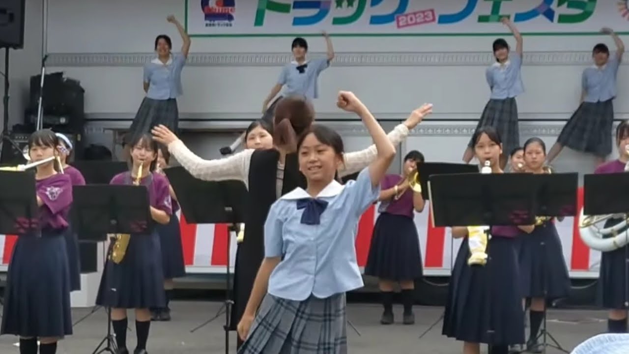 ジャンボリミッキーにアイドル！松山東雲中学・高等学校吹奏楽部(しのすい)とダンス部！1