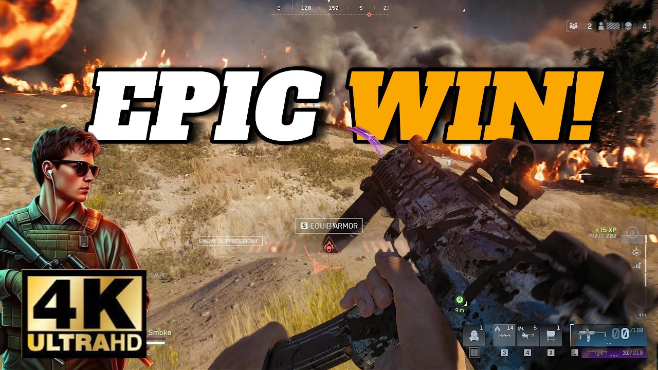 FIRST WIN EVER in BF6 REDSEC SEASON 2! 🔥 Insane Clutches & Victory Royale! | Battlefield 6 BR