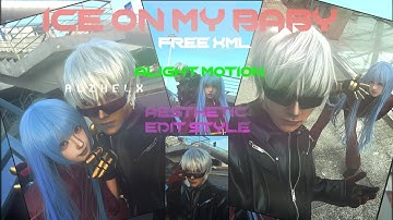 YUNG BLEU - ICE ON MY BABY [ FREE PRESENT ]AESTHETIC STYLE ALIGHT MOTION [ NEW TREND ] @Alzhelx