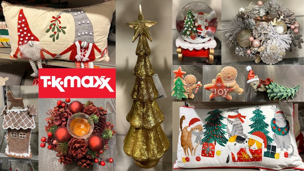 TK MAXX/TJ MAXX CHRISTMAS DECOR 2023 YouTube