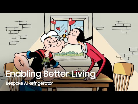 Popeye (Bespoke AI Refrigerator Family Hub) | Bespoke AI Fairy tale | Samsung