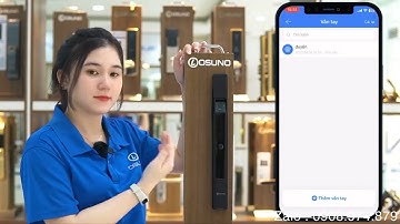 Khóa vân tay cửa nhôm hiệu Osuno OSU-3328