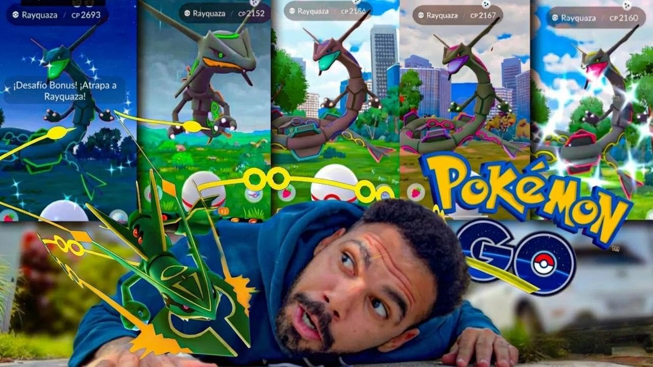 ¡Rayquaza salvaje shiny! Este nuevo hack lo cambia todo