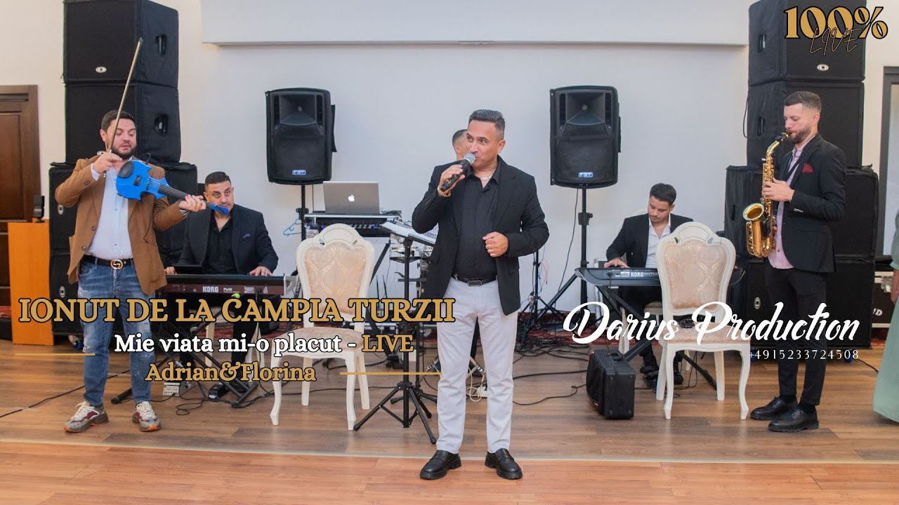 Ionut de la Campia Turzii - Mie viata mi-o placut - LIVE NOU 2025 - Nunta Adrian&Florina