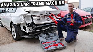 AMAZING CAR FRAME MACHINE. PORTABLE FRAME MACHINE FRAME REPAIR REVIEW screenshot 5